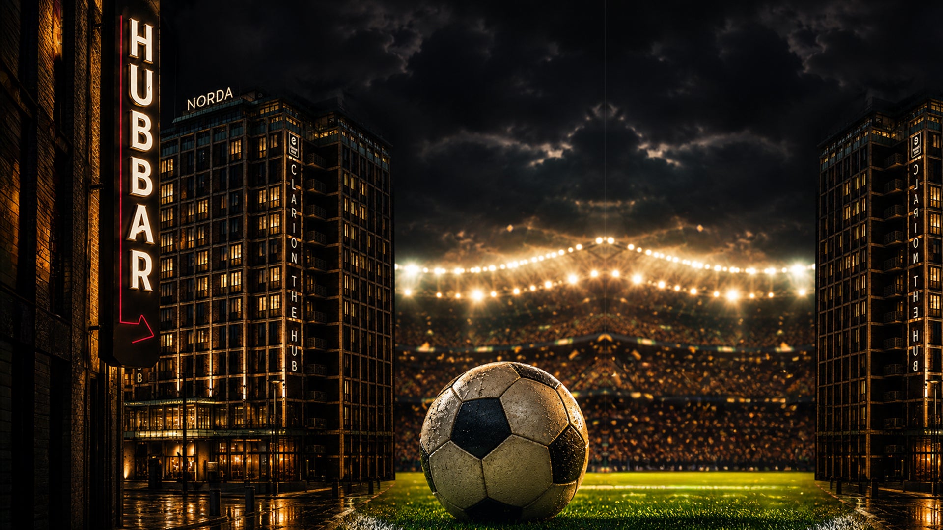 Fotball-VM i Hub Bar