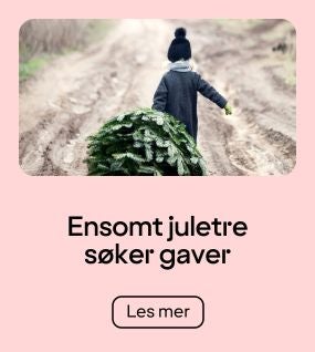 Ensomt juletre søker gaver