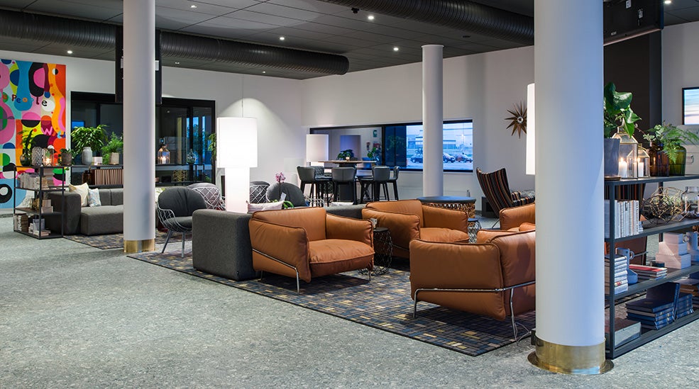 Hyggelig lobby på Quality Hotel Frösö Park