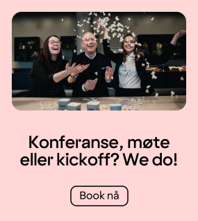 Konferanse, møte, bryllup eller kickoff? We do!