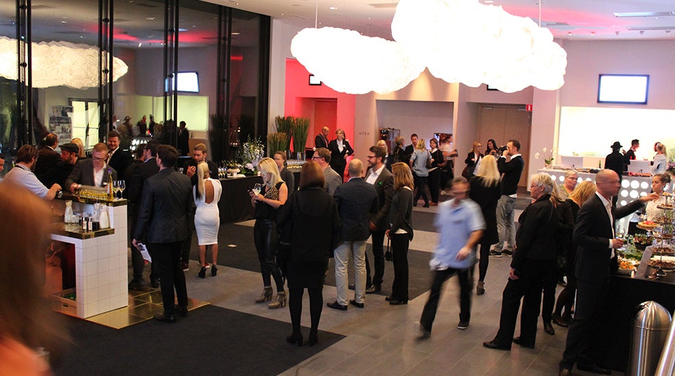 Store og åpne områder for mingling etter konferanser på Quality Hotel Friends