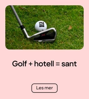 Golf + hotell = sant